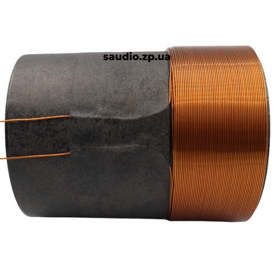 Cewka drgająca 60,5 mm / 2,38" (28 mm / 1,1", 2+2&Omega;, 4 warstwy, Cu), 2+2, czarne aluminium, 28, Drut okrągły, Miedź, 240, 103, 80, 4, 74, 64.7, 4, Сабвуфер, 2