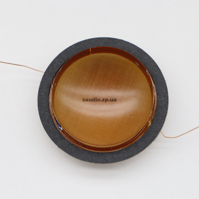 Cewka drgająca 25,4 mm / 1" (2,5 mm / 0,1", 16&Omega;, 2 warstwy, Cu), 16, Kapton, 2.5, Drut okrągły, Miedź, 200, 2, 26, 2, Для советских динамиков